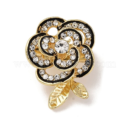 Значки на лацкан из цинкового сплава со стразами для рюкзака&nbsp;LS-JEWB-D305-02D-G-1