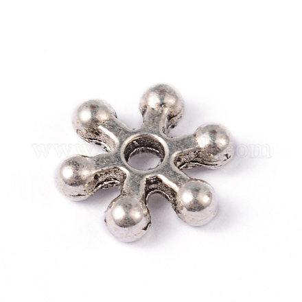 Perles d'espacement de marguerite d'alliage PALLOY-ZN152-AS-RS-1
