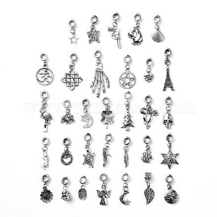 Encantos colgantes europeos de aleación de 35 piezas 35 estilos FIND-YW0001-26-1