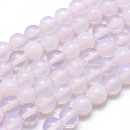 Chapelets de perles d'opalite G-L557-42-8mm-1