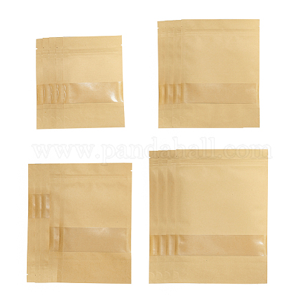 Kraft Paper Zip Lock Bags OPP-PH0001-19-1