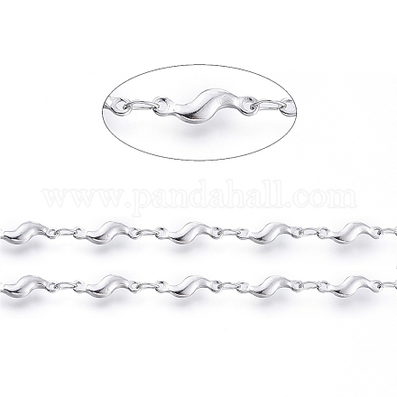 304 Stainless Steel Link Chains CHS-G014-14P-1