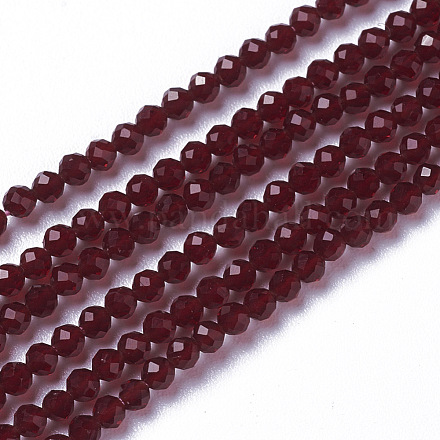 Chapelets de perles en verre G-F596-47C-3mm-1