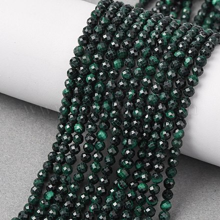 Природного малахита бисер нитей&nbsp;G-D306-A02-4MM-A01-1