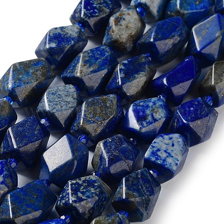 Chapelets de perles en lapis-lazuli naturel G-C182-20-01-1