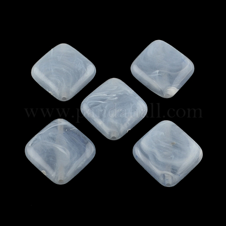 Rhombus Imitation Gemstone Acrylic Beads OACR-R043-17-1