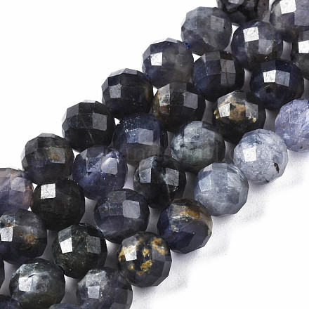 Fili di perle di iolite / cordierite / dicroite naturali G-T108-59-1