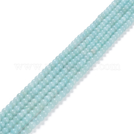 Qualité d'un brin de perles d'amazonite naturelle G-C046-01A-1