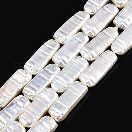 Hilos de cuentas de perlas de imitación de plástico abs KY-N015-04-05E-1