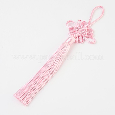 Polyester Tassel Pendant Decorations AJEW-WH0049-A05-1