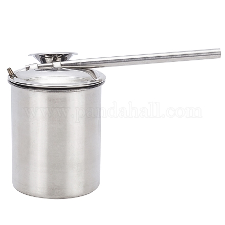 Stainless Steel Blowing Glaze Pot AJEW-WH0120-68C-1