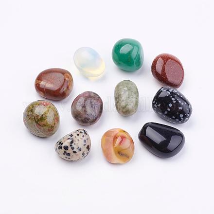 Perles en pierre précieuse naturelles & synthétiques G-F517-19-1
