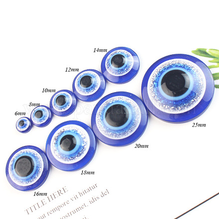 Oeil artisanal en résine DIY-CJC0001-34E-1