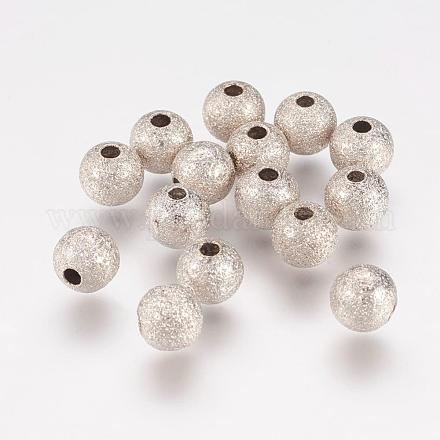 Perles en laiton texturées EC248-1