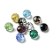 Electroplate Glass Beads, Rondelle, Mixed Color, 8x6mm, Hole: 1.6mm, 100pcs/bag