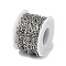 304 Stainless Steel Cable Chains, Unwelded, with Spool, Stainless Steel Color, 6x4x0.7mm, about 32.8 Feet(10m)/roll