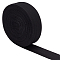 Cotton Ribbon, Garment Accessories, Black, 1-5/8 inch(40mm)