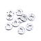 Tarnish Resistant 304 Stainless Steel Links connectors, Laser Cut, Flat Round with Fish, Stainless Steel Color, 11.5x1mm, Hole: 1.2mm