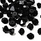 K9 Glass, Imitation Austrian Crystal Beads, Grade AAA, Faceted, Diamond, Black, 9.5~10x7~8mm, Hole: 0.9~1mm