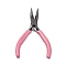 Jewelry Pliers Set, 45# Carbon Steel Pliers, for Jewelry Making, Hot Pink, 12.5x5.15x1cm