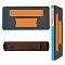 1Pc Wood Cutting Dies, with Steel, for DIY Leather Craft, Rectangle, 254x127x9mm