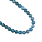 Natural Apatite Beads Strands, Round, 8mm, Hole: 1mm, about 49pcs/strand, 15.5 inch(39.5cm), 1strand/box