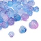 50G Plastic Beads, Frosted, Rose, Mauve, 11.5~19x12~20.5x10~15mm, Hole: 3~5mm