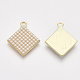 Pendentifs en plastique imitation perle ABS PALLOY-T071-010-2