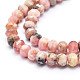 Chapelets de perles en rhodochrosite naturelle G-E569-B06-3