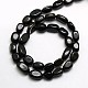 Natural Obsidian Nuggets Beads Strands X-G-L154-16-3