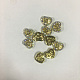 Cabochons Diamante de imitación de la aleación MRMJ-T078-89G-03-RS-1