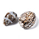 Bedruckte natürliche Kaurimuschel Perlen SSHEL-Q314-002-2