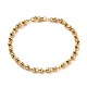 Placage sous vide 304 bracelet en perles rondes en acier inoxydable pour femme BJEW-E108-15G-01-1