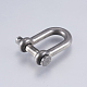 304 Stainless Steel D-Ring Anchor Shackle Clasps STAS-I072-100AS-2