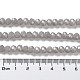 Backlackierte Perlenstränge aus imitiertem Jadeglas DGLA-A034-J10mm-A43-5