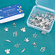 SUNNYCLUE 1 Box 60Pcs 6 Styles Stainless Steel Angle Charms Feather Wing Pendants Fairy Charm Dove Jewellery Dangle Accessories for DIY Earrings Necklace Bracelet Jewellery Making STAS-SC0003-50-4