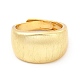 Регулируемое кольцо из латуни с простым покрытием для стойки для женщин RJEW-E064-18G-2