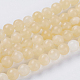 Topazio naturale perle di giada fili G-G515-10mm-03B-1