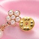 Lega alla moda imitazione acrilici spille perla perline di sicurezza JEWB-JL005-4