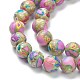 Assembled Natural & Dyed Magnesite Beads G-L575-02-2