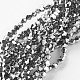 1 Strand Faceted Bicone Electroplate Glass Beads Strands X-EGLA-J026-3mm-F19-1