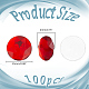100 cabochon in plastica&nbsp;KY-HY0001-18B-2