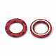 Cloth Fabric Covered Linking Rings X-WOVE-N009-06A-2