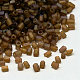 1 Box Transparent Frosted Two Cut Glass Seed Beads DIY Loose Spacer Tube Glass Seed Beads SEED-X0005-11-QB06-B-3