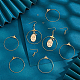 Unicraftale DIY Big Circle Drop Earrings Makinig Kit DIY-UN0004-08-2