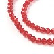 Transparent Glass Beads Strands GLAA-F094-A09-3