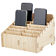 Abnehmbare 14-Gitter-Aufbewahrungsbox für Mobiltelefone aus Holz AJEW-WH0348-154B-1
