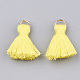 Polycotton(Polyester Cotton) Tassel Pendant Decorations FIND-S280-14-1