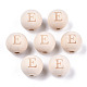 Unvollendete europäische Perlen aus Naturholz WOOD-S045-143A-01E-1