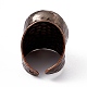 Oval Gemstone Cuff Ring RJEW-D077-14AG-3